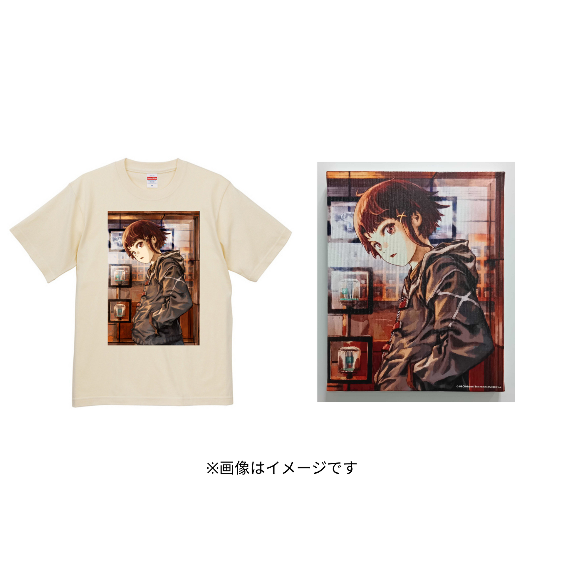 牛沢手描きデザインTシャツ白Mサイズ