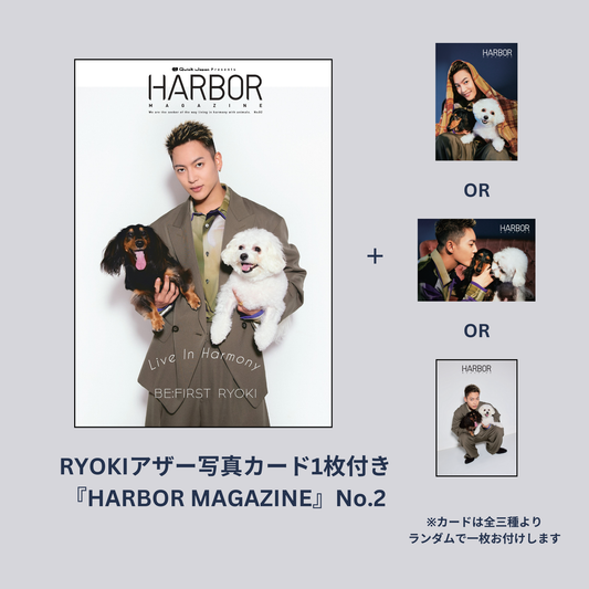 【QJストア限定】RYOKIアザー写真カード1枚付き『HARBOR MAGAZINE』No.2