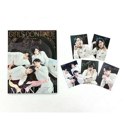 [With 5 photo cards] GIRLS CONTINUE Vol.15 (Cover feature: Monaca)