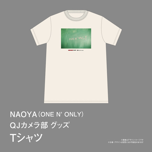 【QJストア限定】NAOYA（ONE N’ ONLY）「QJカメラ部」Tシャツ