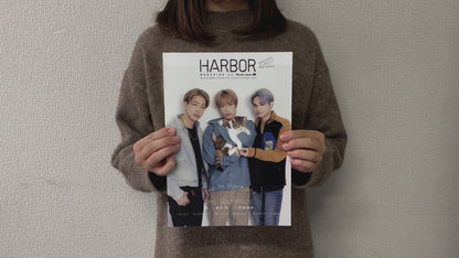 [QJ Store Exclusive] “HARBOR MAGAZINE by QJ” No.1 with 2 THE RAMPAGE Jin, Yonamine, and Fujiwara mini cards
