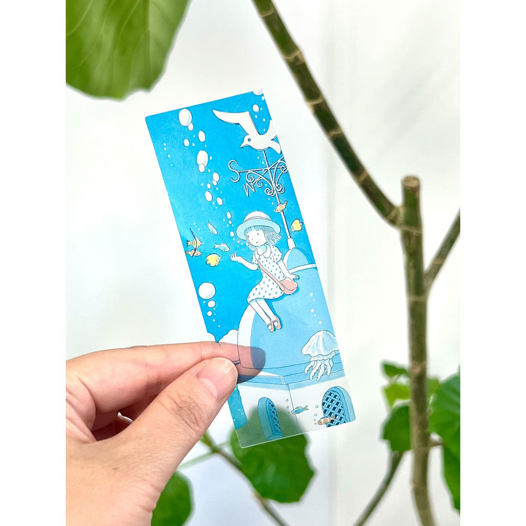 "August Soda Water" Clear Bookmark Set of 4